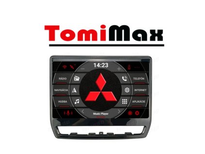 Mitsubishi ASX Android 14 autorádio s WIFI, GPS, USB, BT (HW výbava QLED 4 Core 2GB+32GB LOW - iba displej A,C)