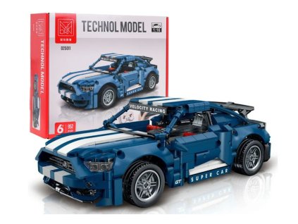 Stavebnica Sports Car Blue na diaľkové ovládanie 952 ks.