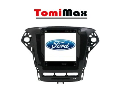 Ford Mondeo 2007-2014 TESLA style Android 14 autorádio s WIFI, GPS, USB, BT (HW výbava 8 Core 6GB+128GB  HIGH)