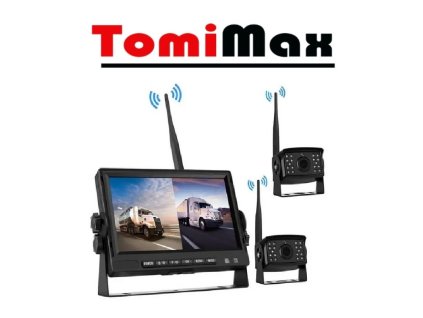 28206 bezdrotovy kamerovy system 2 4 ghz 7 monitor 2 x kamery