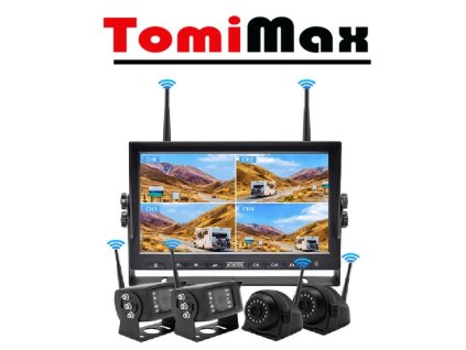 28209 bezdrotovy kamerovy system 2 4 ghz 10 1 monitor 4 x kamery