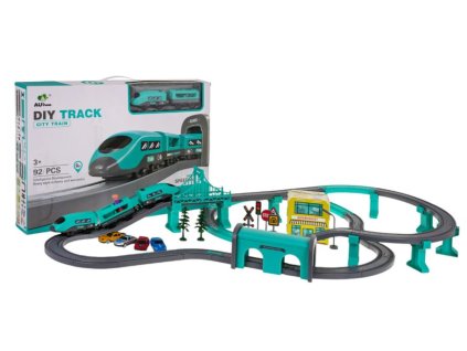 Elektrická vláčiková dráha – príslušenstvo 92 ks.