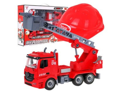 Hasičské auto a prilba 2v1