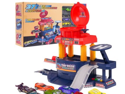 Interaktívna umývačka aut so zmenou farieb