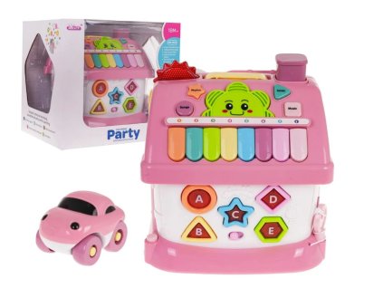 Multifunkčný ružový domček