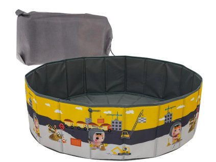 Mäkká ohrádka pre deti stavenisko