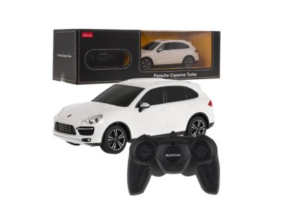 Auto na diaľkové ovládanie Porsche Cayenne Rastar 1:24 – biele
