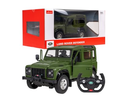 Auto R/C Land Rover Defender 1:14 Rastar – Zelené