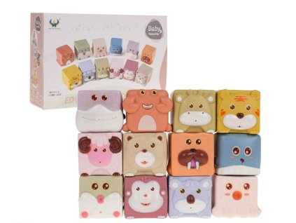 Sada senzorických kociek – zvieratká