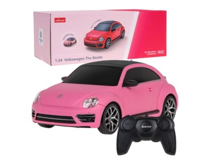 R/C Volkswagen Beetle Rastar 1:24 - ružové