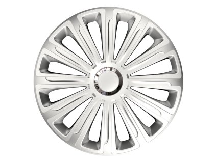 Strieborný trendový kryt kolesa pre RC autíčka, 15" palcov