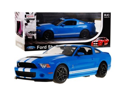 RC autíčko Ford Shelby Mustang GT500 modré 1:14 RASTAR