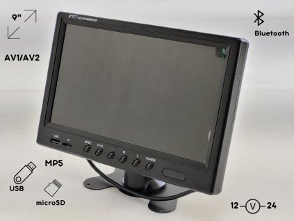 nvox ht991av mp5 monitor samochodowy do kamery cofania monitoringu 9 cali ht991av mp5 i1155
