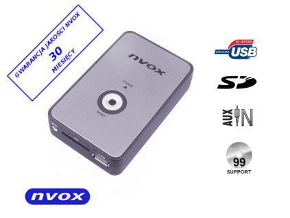 zmieniarka cyfrowa emulator mp3 usb sd bmw 12pin nvox nv1080a bmw 12pin i82