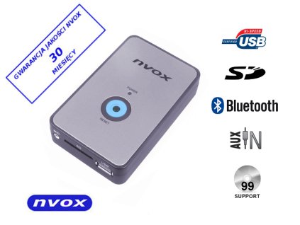 zmieniarka cyfrowa emulator mp3 usb sd bmw 12pin bt nvox nv1080b bt bmw 12pin i98