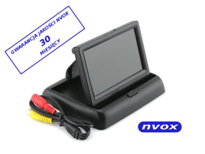 nvox rm403 monitor samochodowy cofania lub wolnostojacy lcd 43cali cala av 12v nvox rm403 i1320