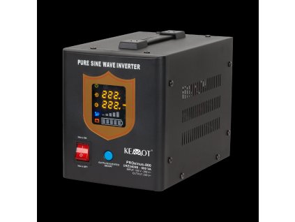 zasilacz awaryjny kemot prosinus 800 przetwornica z czystym przebiegiem sinusoidalnym i funkcja ladowania 12v 230v 800va 500w kolor czarny 713221169aa34484af71bce100e66e1d 4d68088a