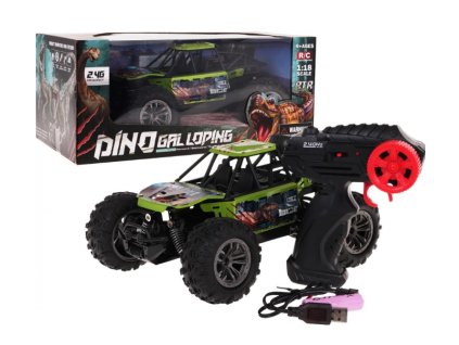 Terénne auto na diaľkové ovládanie 1:18 – zelené