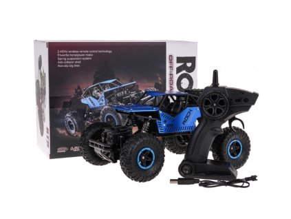 Terénne auto 1:16 na diaľkové ovládanie - modré