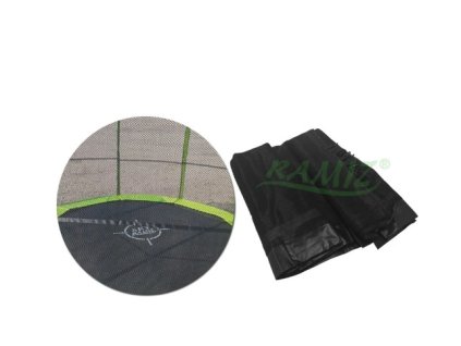 Ochranná sieť SkyRamiz čierna pre záhradnú trampolínu 244 cm/8 stôp so 6 stĺpikmi