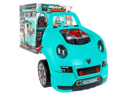 Pojazdná dielňa auto – modrá