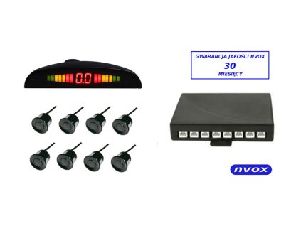 czujniki parkowania tyl przod 8 sensorow nvox rd038 i142