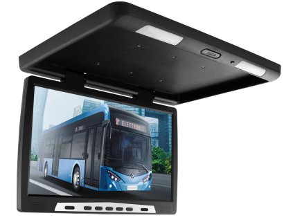 monitor podwieszany podsufitowy led 15cali z systemem android usb sd fm bt wifi 12 24v nvox rf156and black 12 24v i1091