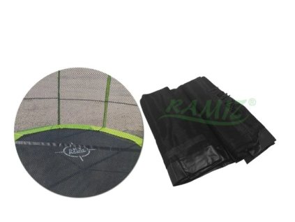 Ochranná sieť SkyRamiz čierna pre záhradnú trampolínu 305 cm/10 stôp so 6 stĺpikmi