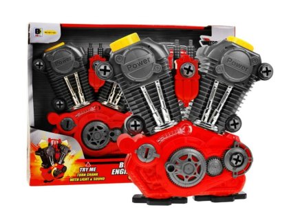 Viacdielny motor na skrutkovanie