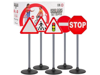 Súprava dopravných značiek 5 ks