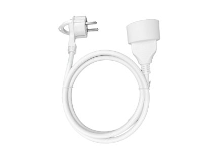 Jednozásuvkový predlžovací kábel do domu, 1x2P+Z 5m, PVC kábel H05VV-F 3x1,5mm², 230VAC/16A