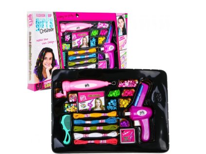 2v1 Sada na zapletanie korálikov do vlasov