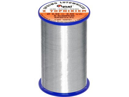 9681# Cín 0,50/500g/spájka lc60-sw26 cynel