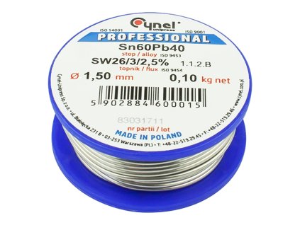 9634# Cín 1,50/100g/spájka lc60-fsw26 cynel