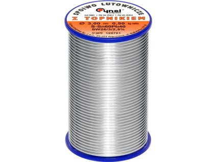 9649# Cín 3,00/500 g/spájka lc60-sw26 cynel