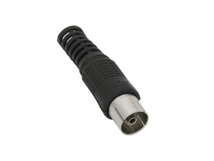 2015# Anténna zásuvka rovná čierna dlhá