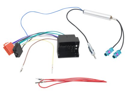 1345# Konektor do auta vw, skoda-iso+separator 2xfakra-din