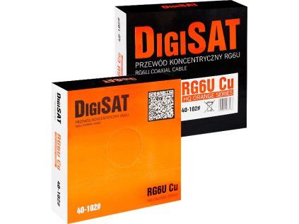 40-102# Koaxiálny kábel rg6u cu digitálny satelitný box