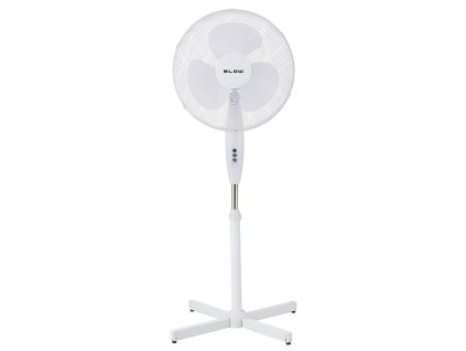 44-064# Stojanový ventilátor 16"/40cm 55w biely