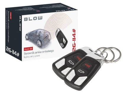 26-114# Diaľkové ovládanie centrálneho zamykania, fúkanie s80"