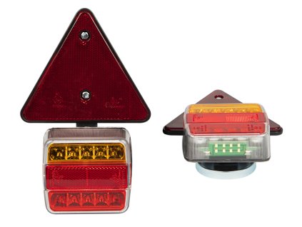 23-219# Sada trojuholníkových LED svetiel na príves