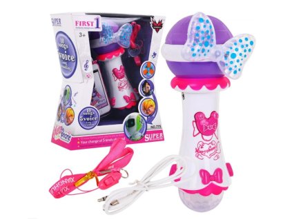 Mikrofón s MP3 – ružový