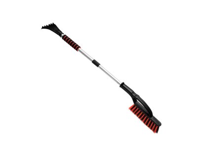 Teleskopická kefa, škrabka na sneh a ľad, príjemný na dotyk, dĺžka 87/115 cm