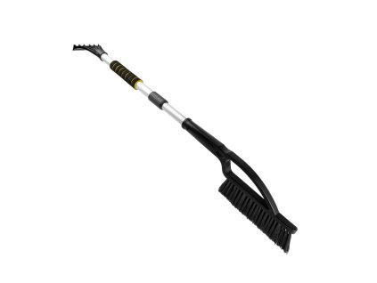 Teleskopická kefa, škrabka na sneh a ľad, tenká, príjemná na dotyk, 90/118 cm