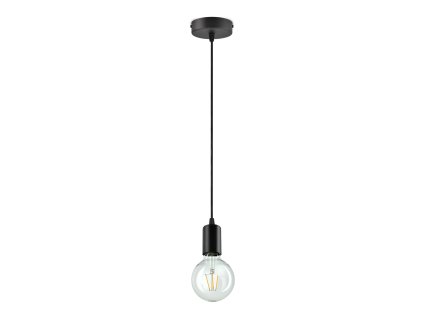 Závesná lampa BALBU, max. výkon 1x60W, E27, čierna