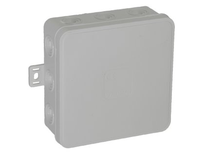 Rozvodná krabica CLICK, IP54, 12 vstupov, 100x100x41mm, sivá, 32 ks.