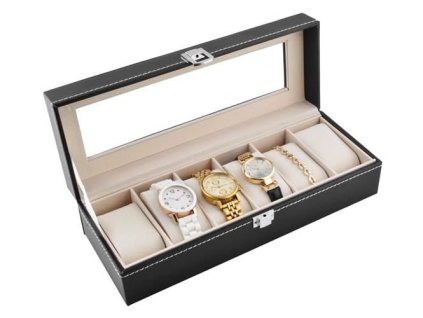 Organizér na hodinky so 6 priehradkami