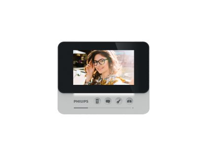 Philips WelcomeEye AddCompact monitor na rozšírenie zostáv radu WelcomeEye Compact, 4,3" obrazovka, ovládanie brány, interkom