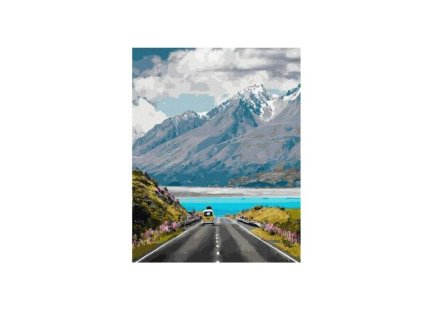 Maľovanie podľa čísel – Cesta do hôr