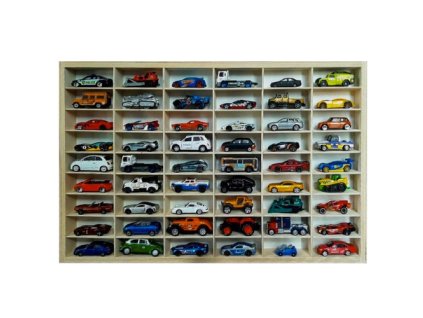 Drevená polica na autá/pružiny KRUZZEL 21998